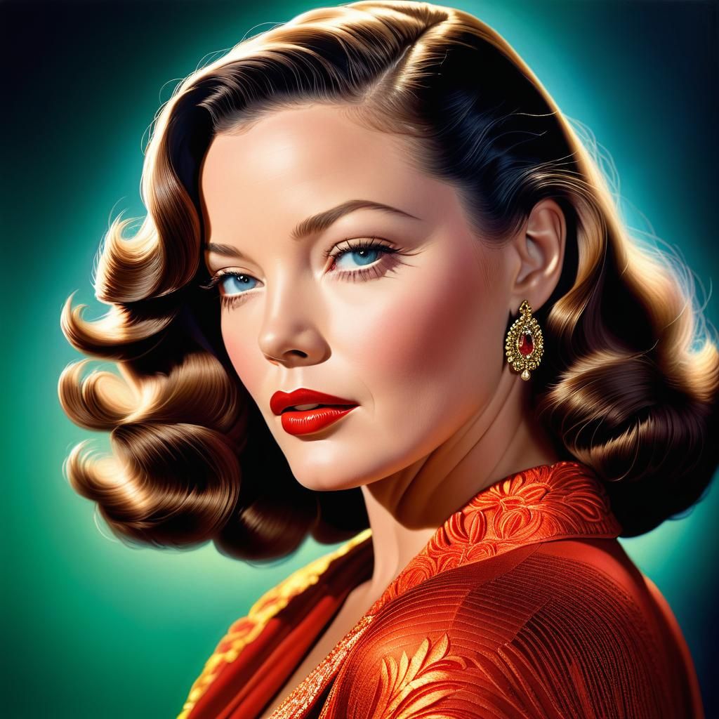 Portrait of Gene Tierney