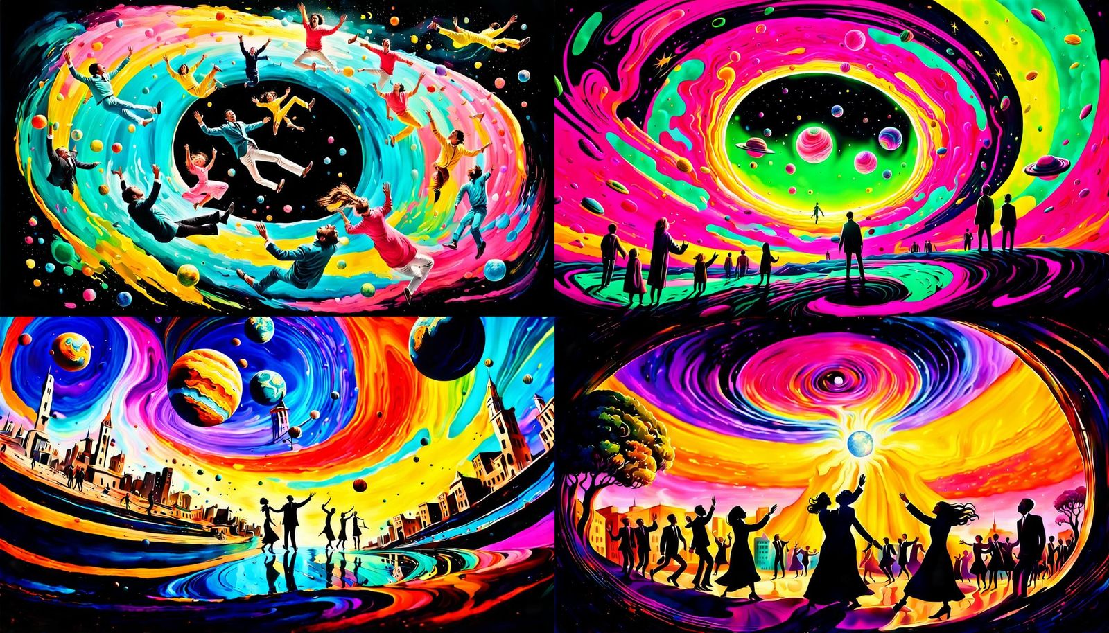 Surreal Halloween: Earth Disappears in Mescaline Style