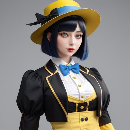 Pinocchia: A Cute Marionette Girl in Overalls