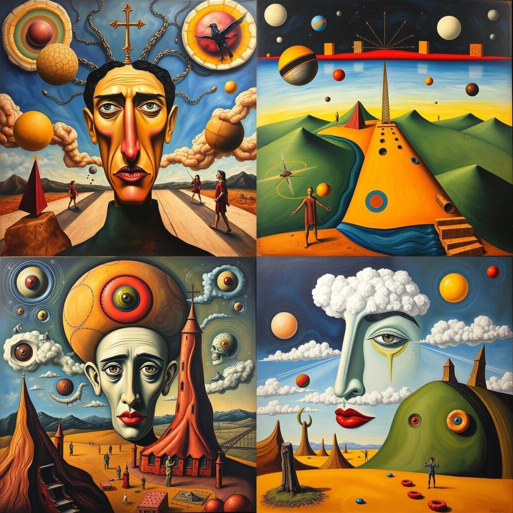 Surrealist Dreamscape in Salvador Dalí Style