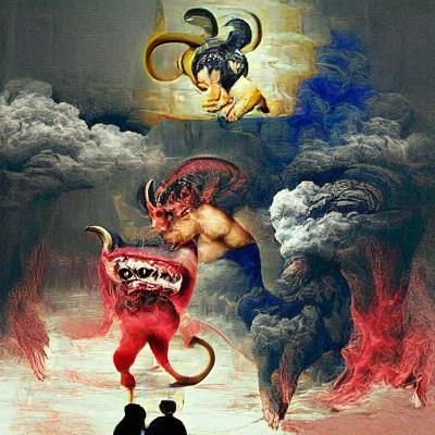 god vs demons