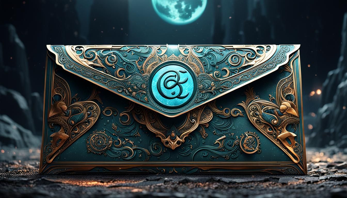 Email Envelope Logo: Digital Matte Painting