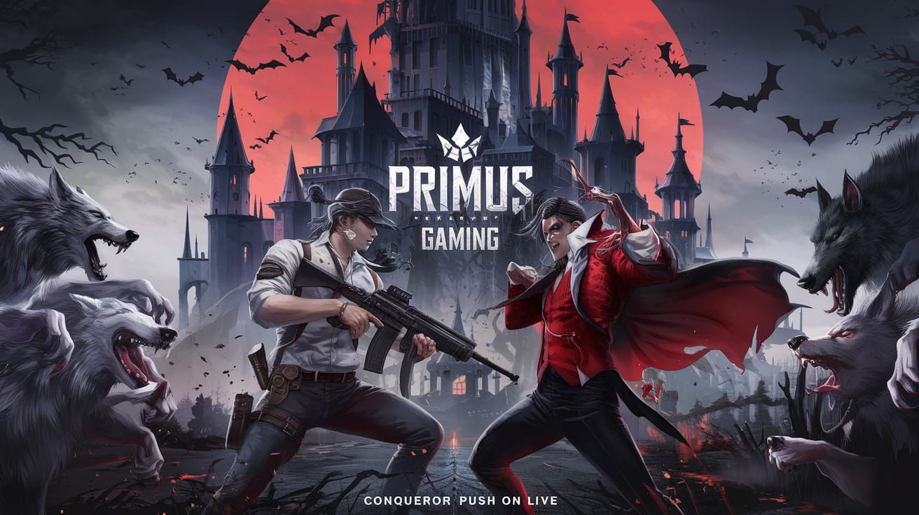 Epic Battle at Eerie Castle in Anime Style