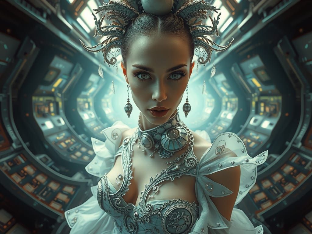 Ethereal Dystopian Goddess