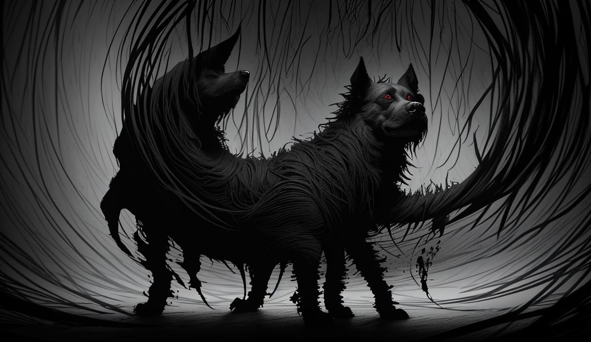 Dog's Mind: A Dark Surrealist Labyrinth