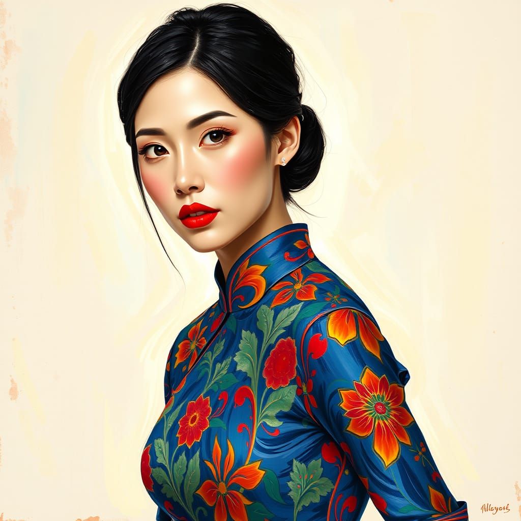 Portrait of a Vietnamese Woman