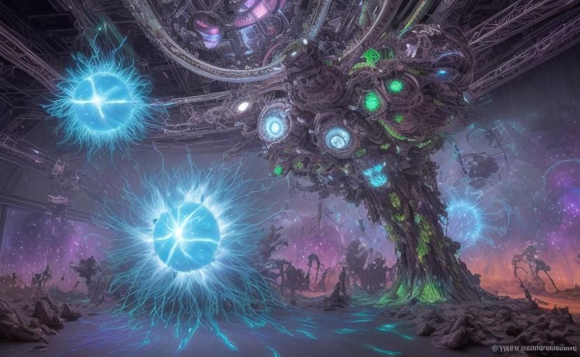 Surreal Steampunk Sculptures on Barren Planet