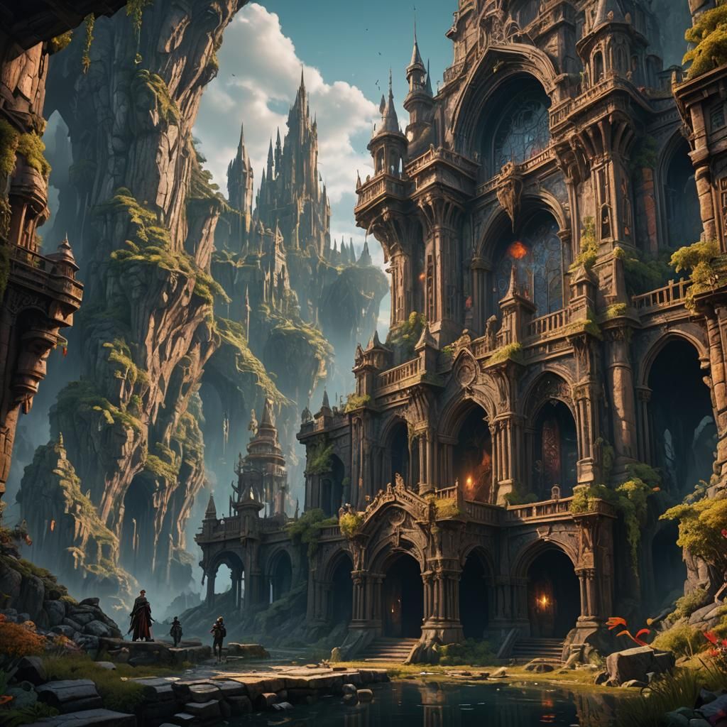 Detailed Matte Painting of Adi in Fantasy Art Style