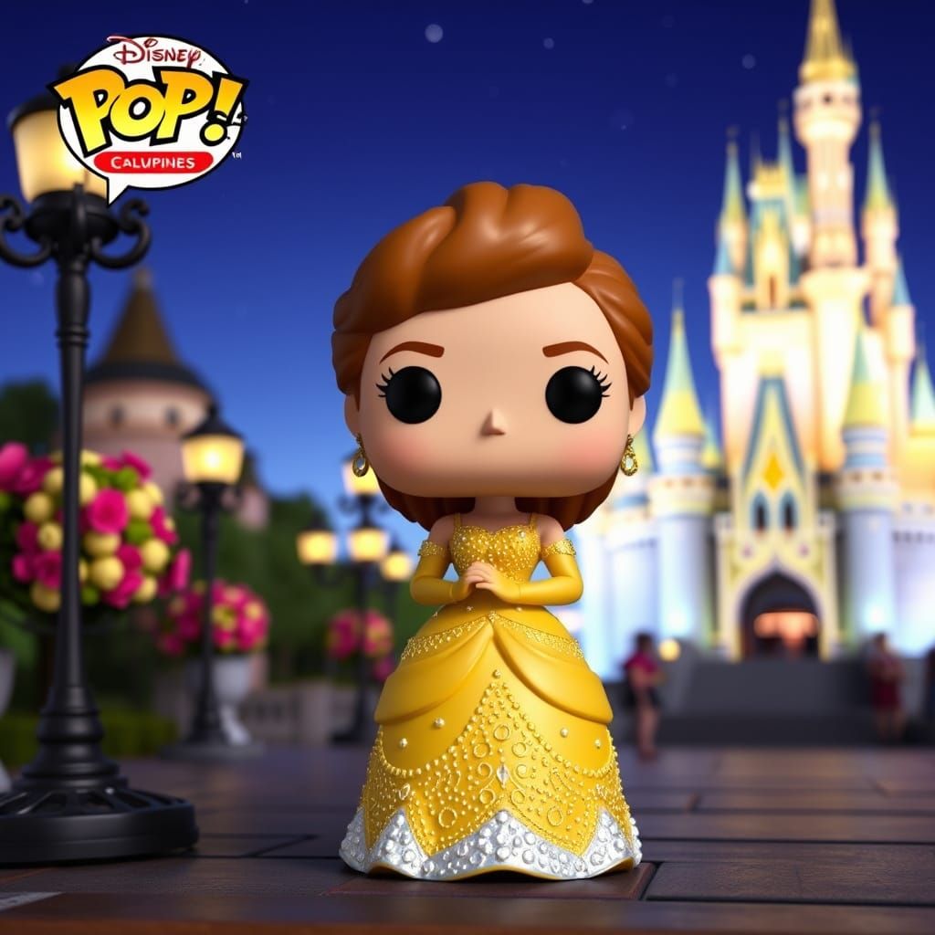 Funko Pop Figure Disney Amy Adams as Giselle in Disney World