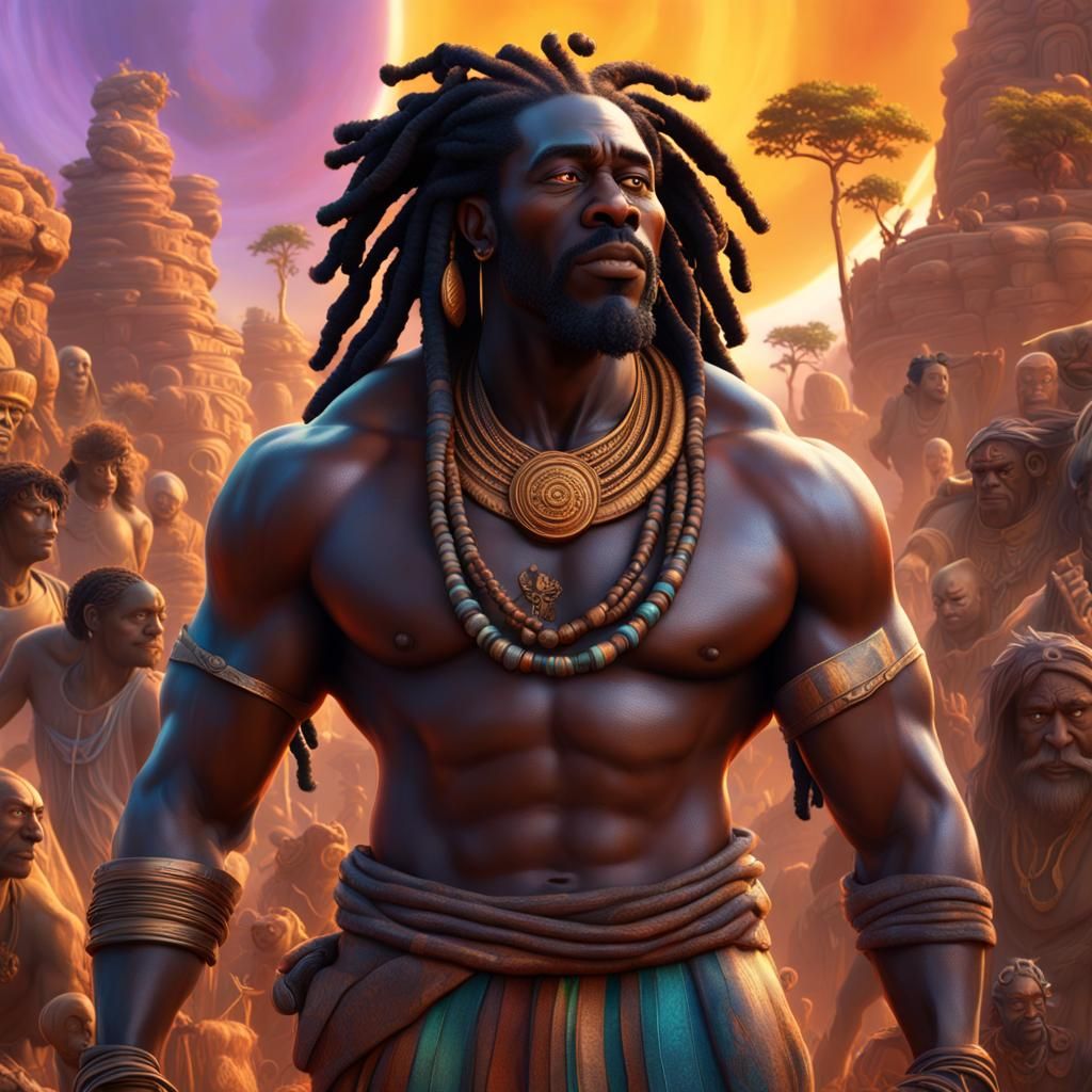 Ancestral Guidance: A 3D Digital Art Rendering