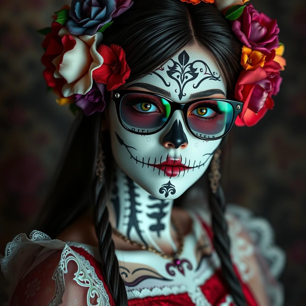 Catrina Costume: Fantasy Art in Trending Style