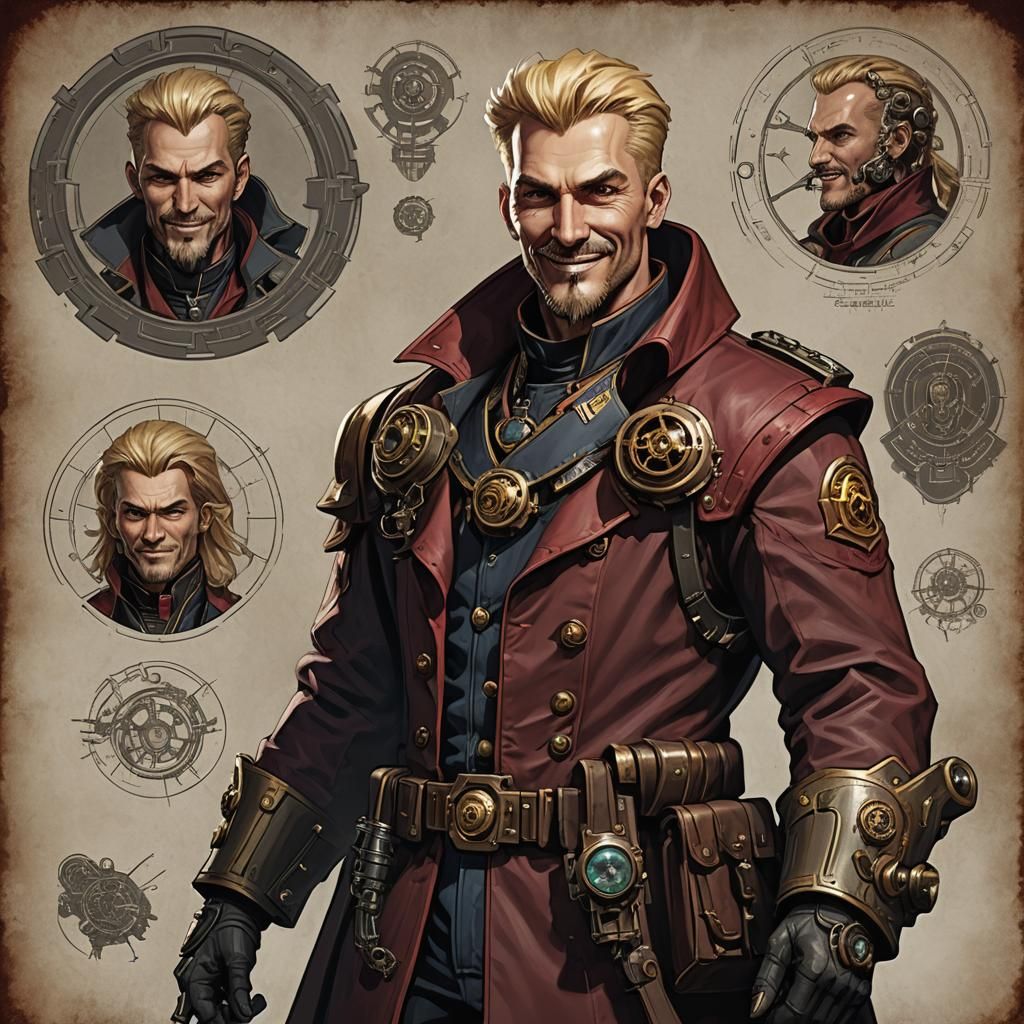 Warhammer 40k Rogue Trader Portrait