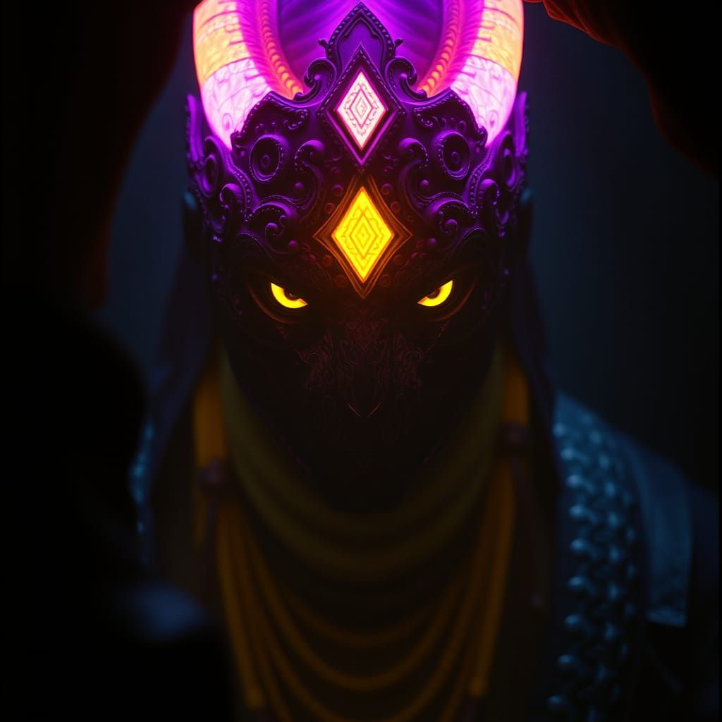 Ningishzida: Sumerian Serpent Deity in Dark Fantasy Art