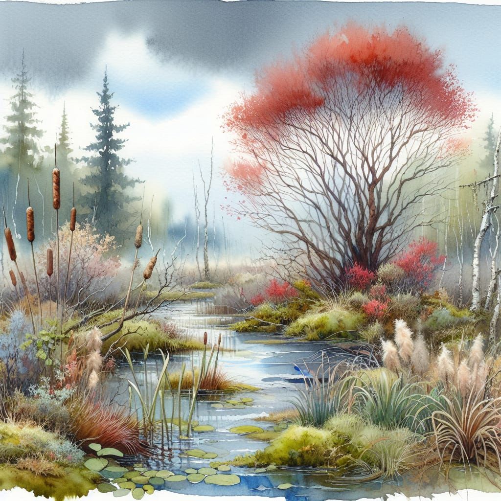 Red Willow Bog in Spring