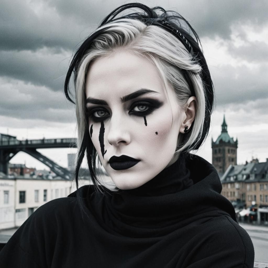 Gothic Model in Bleak City: Surreal German Expressionism