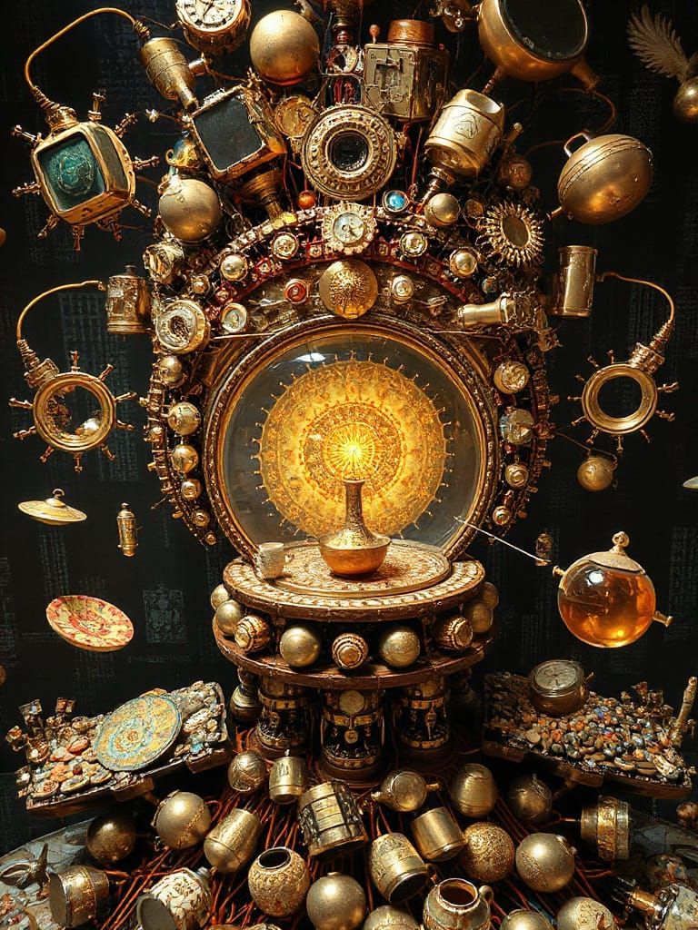 Morphostasis Recursively Embodied Infinitely Animatronic Kaffeeklatsch Funhouse Mirror