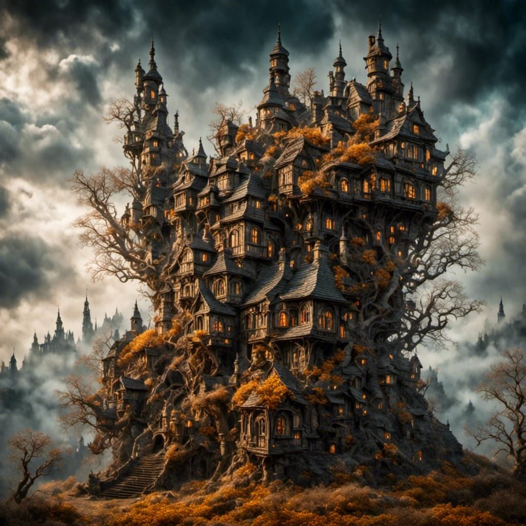 AI Generated Swirly Art