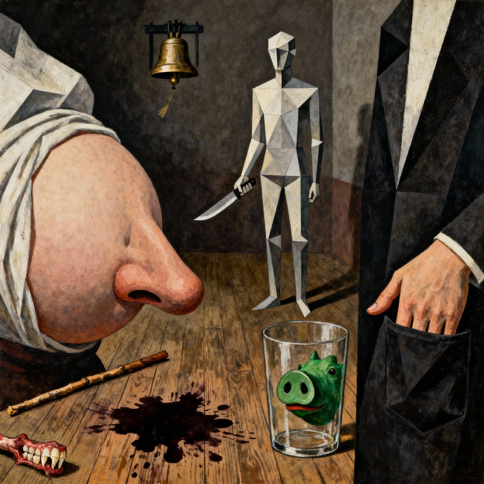 Surreal Gory Nightmare Scene by Goya & Goncharova