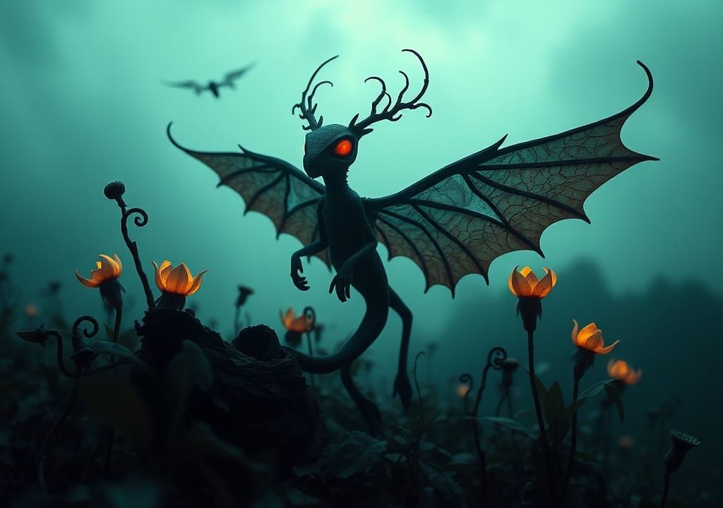 Eldritch Flora and Fauna Dancing with Magic