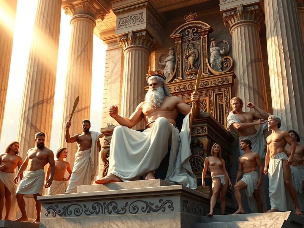 God of Olympus: Zeus Reigns Supreme in Ancient Greek Splendo...