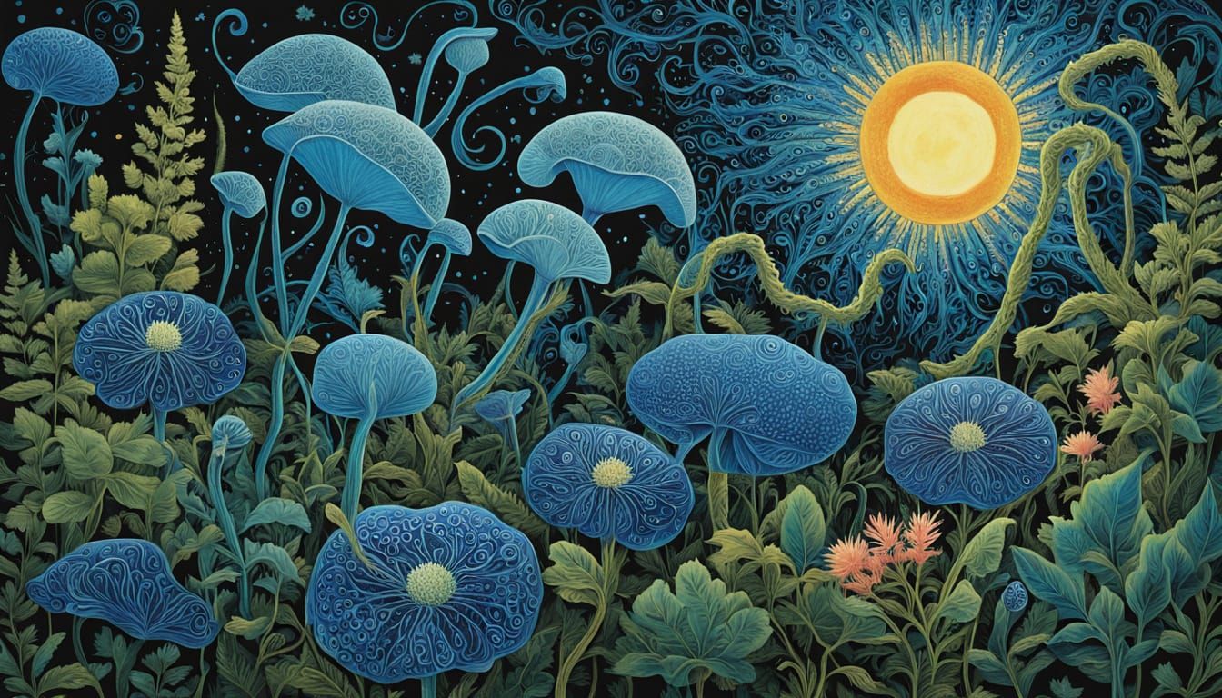 Surreal Landscape Reveals Inner Turmoil in Intricate Detail