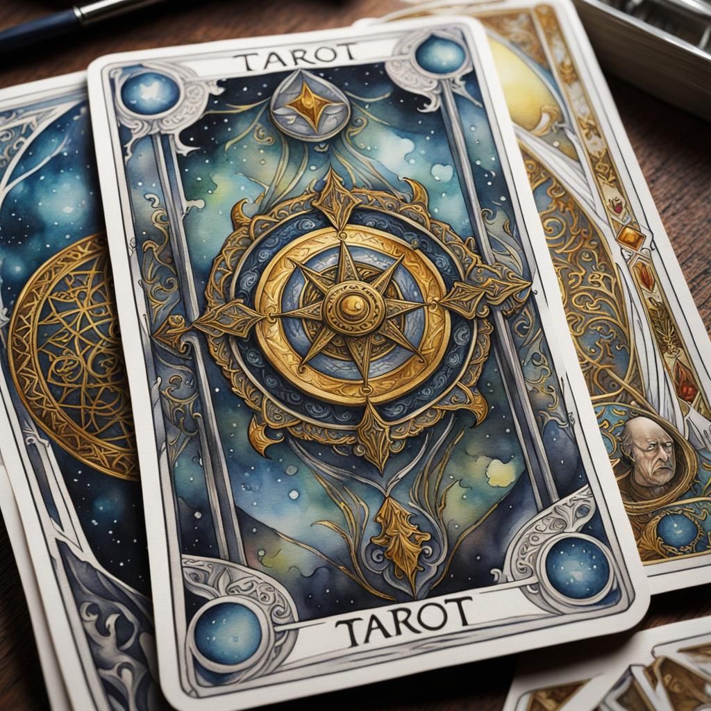 Watercolor Tarot Cards on Artstation