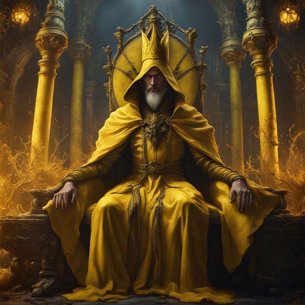 Detailed Matte Painting of the King in Yellow
