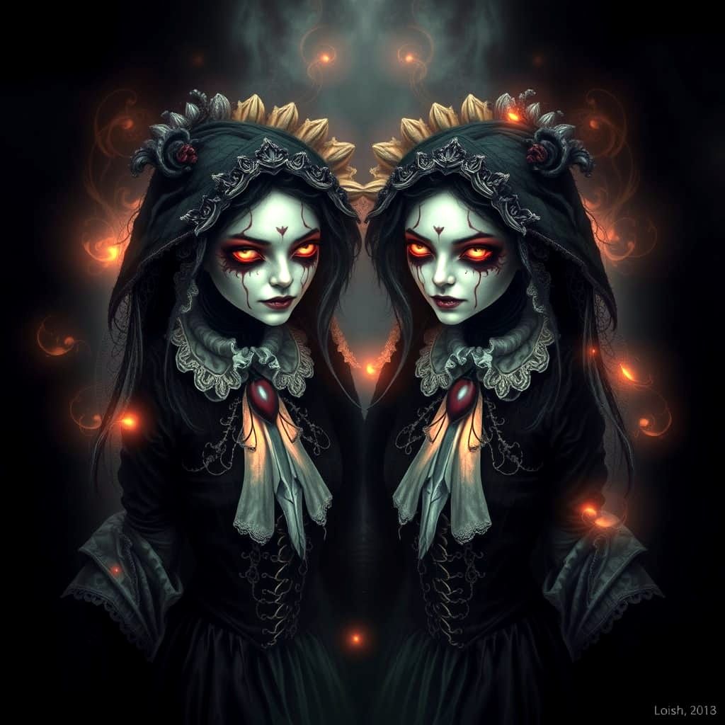 Radiant Evil Twins: A Study in Duality