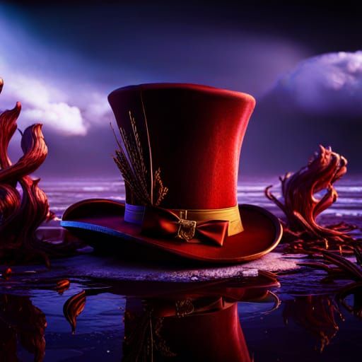 Top Hats in Detailed Matte Painting Style