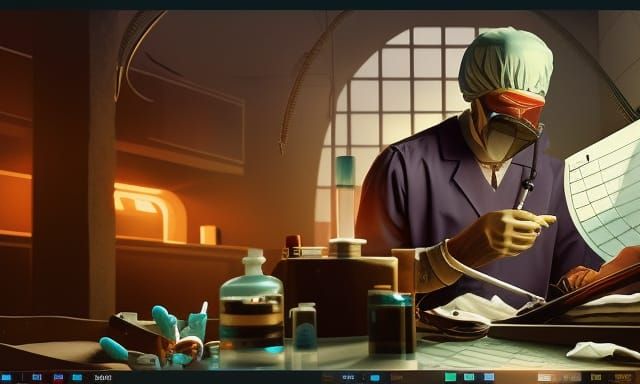 Surgeon Performing Emergency Room Surgery