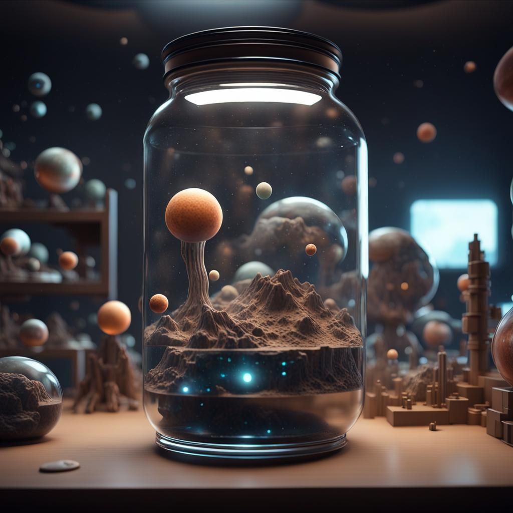 Universe in a Jar: 3D Game Cinematic Render