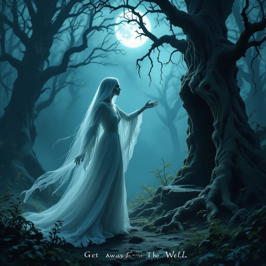 Ethereal Forest Ghost Warns of Hidden Well