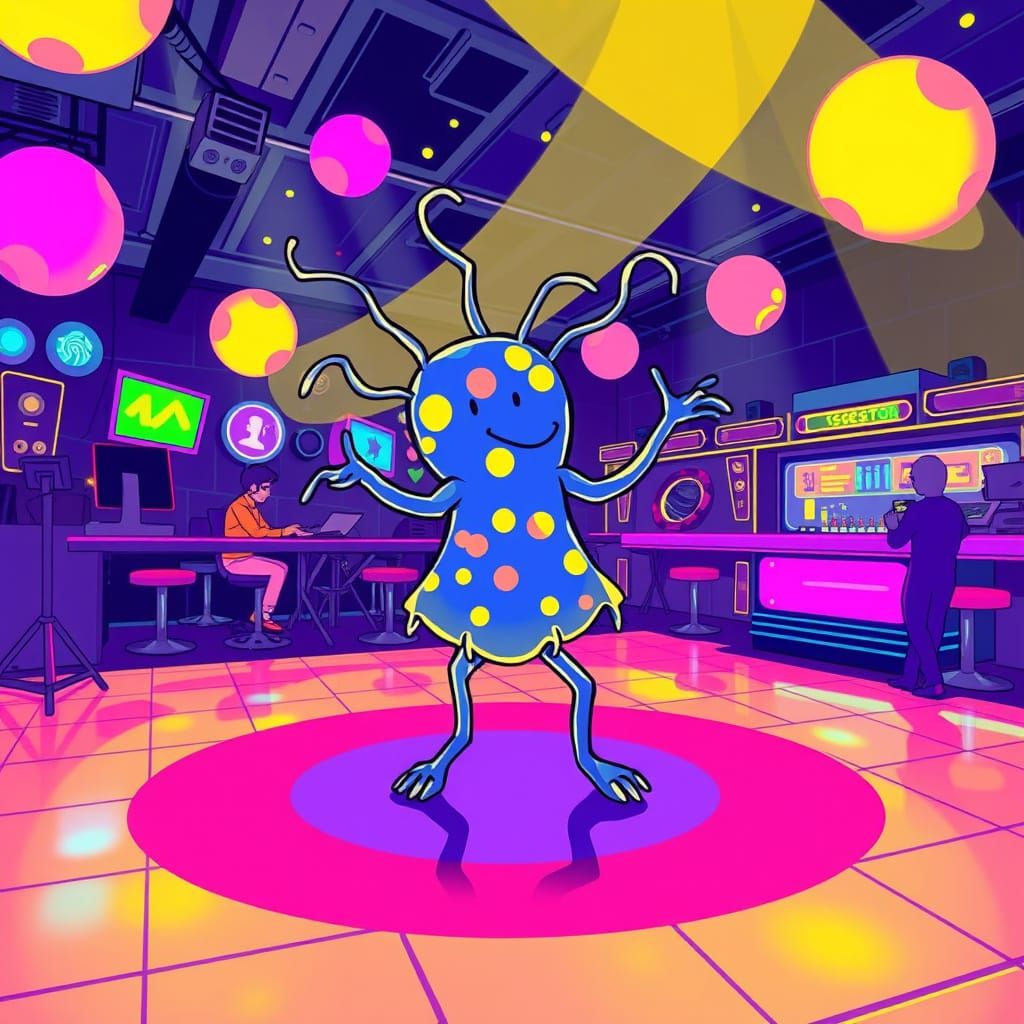 Glowing Disco Beast Boogie