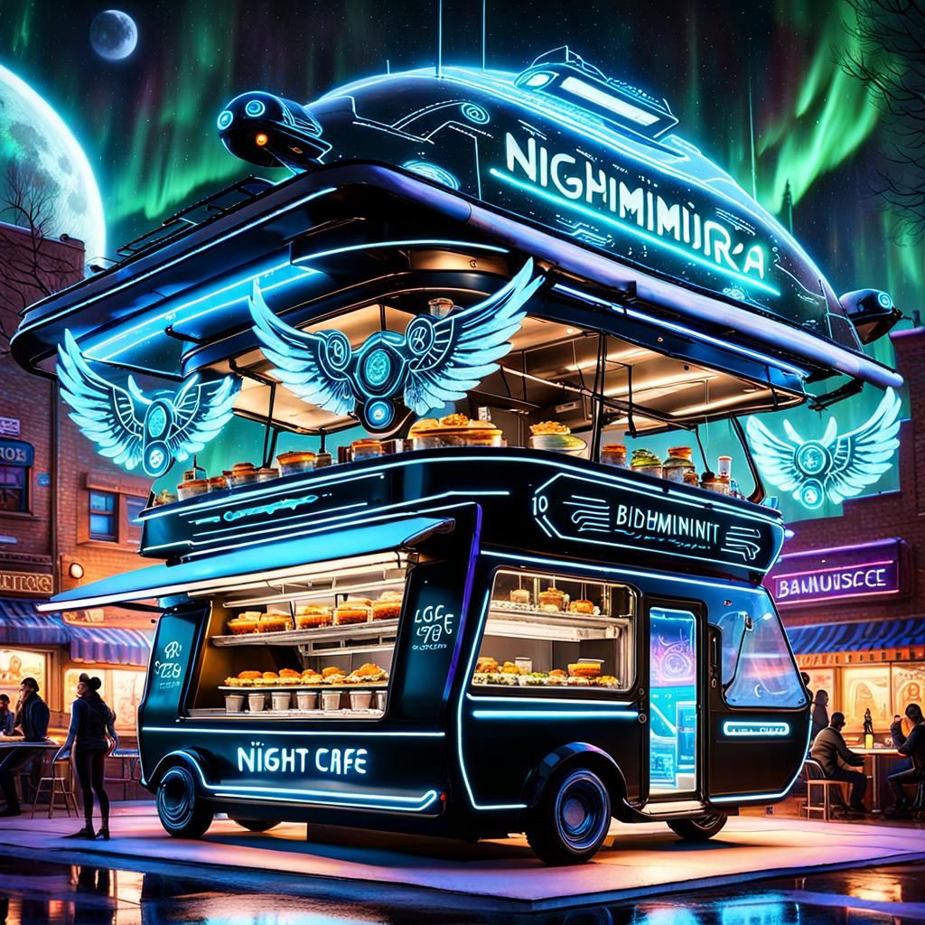 Futuristic Food Truck