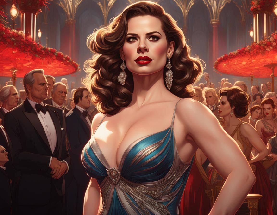 Stunning actress Hayley Atwell