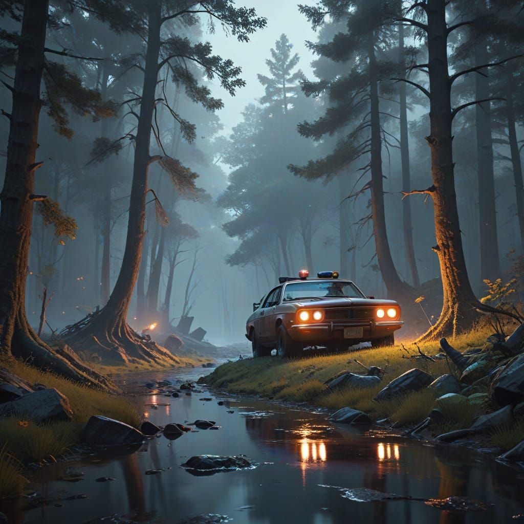 Mystical Landscape in Cinematic HDR Style