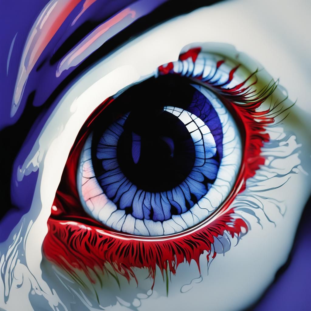 Skull Reflection in Eye