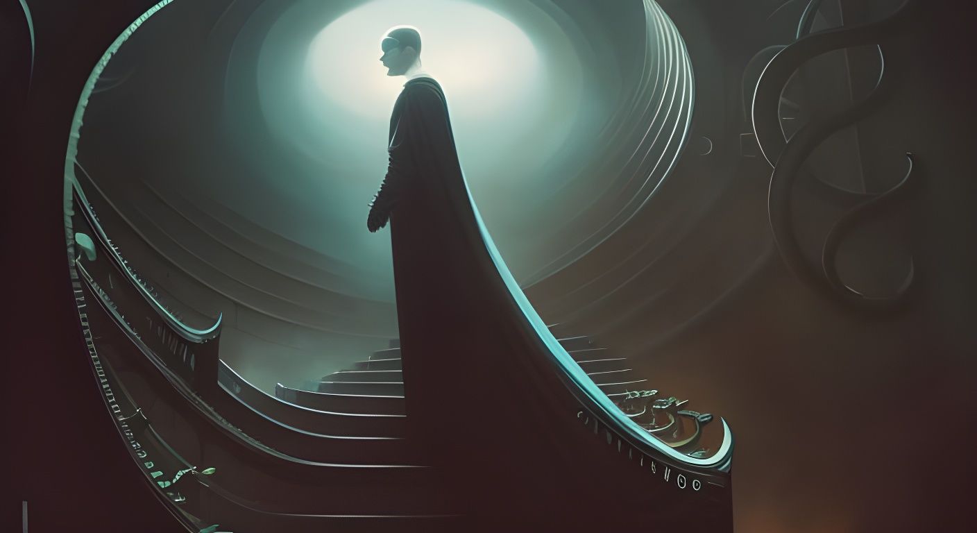 Lovecraftian Stairway to Heaven with Dark Magic