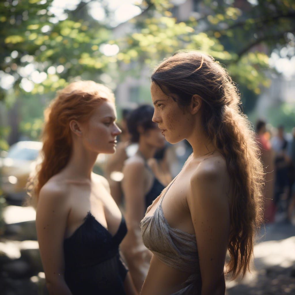 Young Women Disrobed: Professional Photography