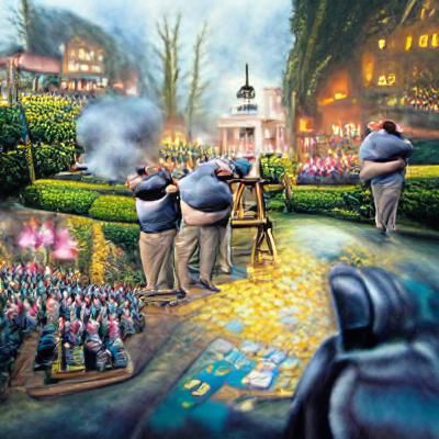 Picturesque Landscape in Luminist Style