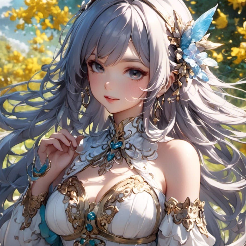 Anime Girl as Xianxia Treasure Hunter in 3D