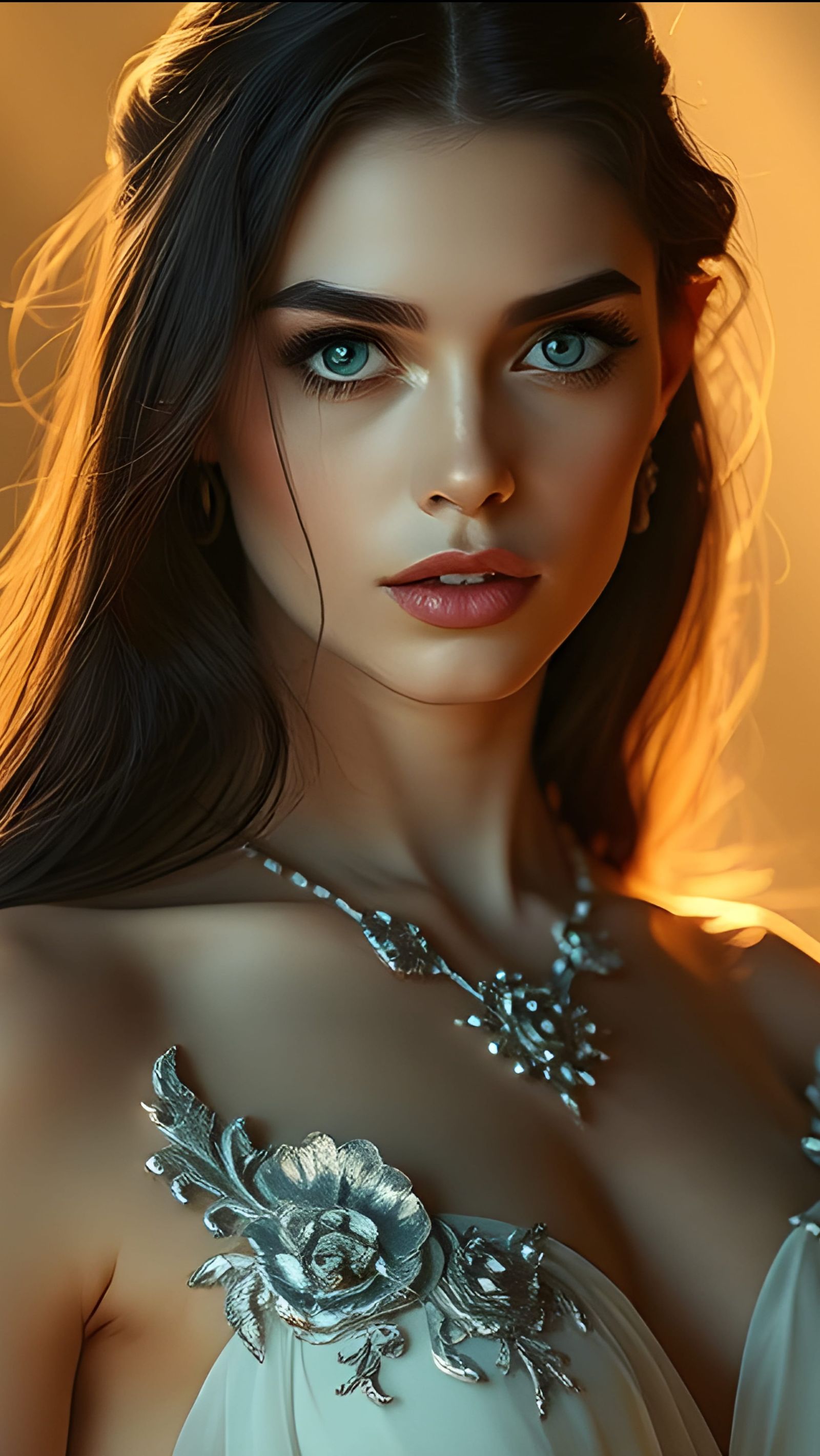 Goddess Blenza Mayer: Cinematic Film Still Portrait