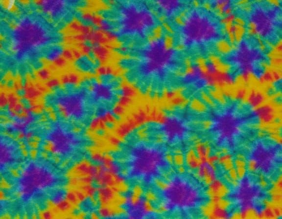 Tie-Dye Turtle Shell Pattern: Psychedelic Design