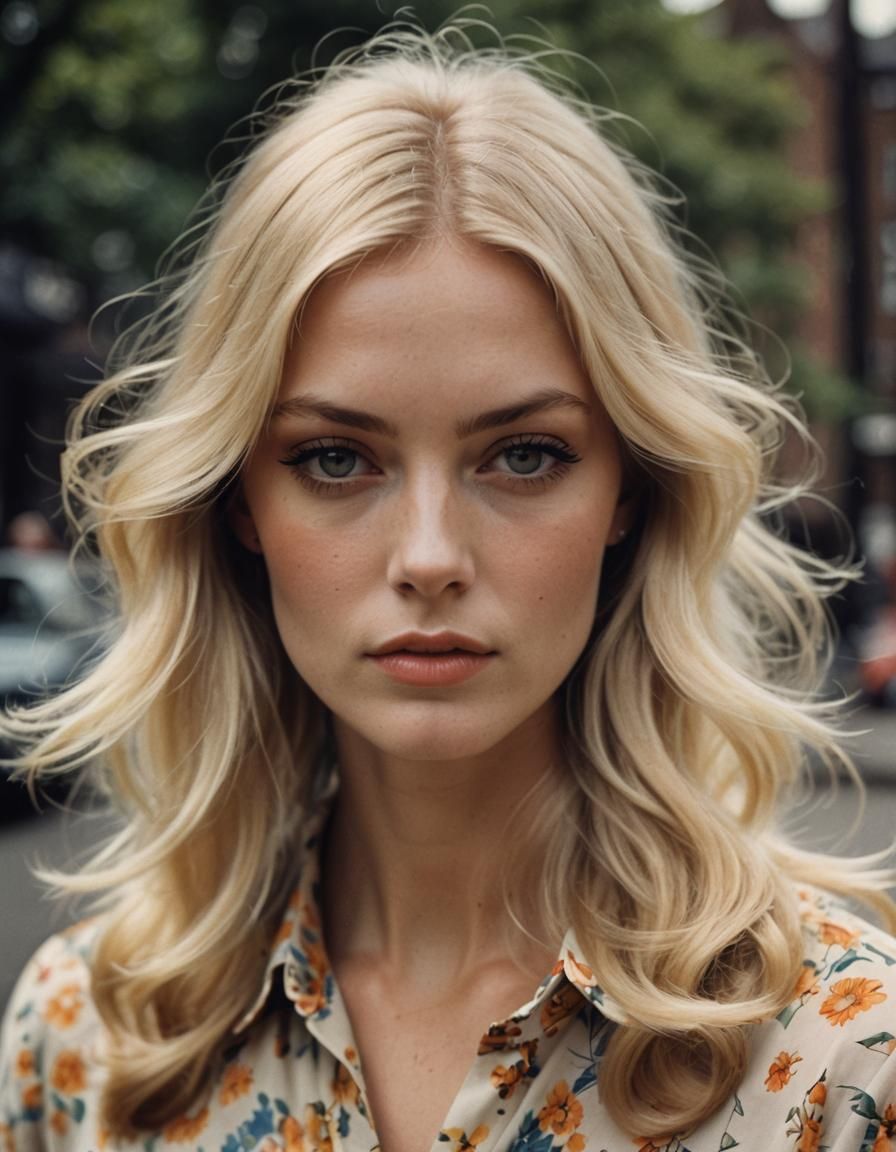 1970s London Blonde Model: Soft Focus Photography