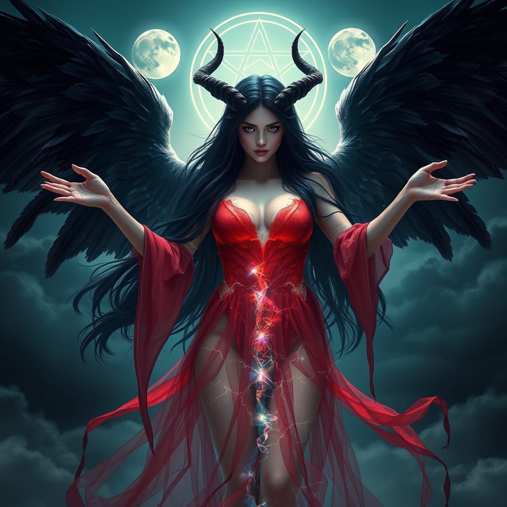 Goddess of Eternity in Radiant Splendor