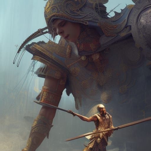 Roman Senator: Intricate Fantasy Art in High Resolution