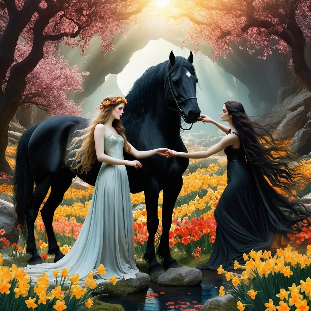 Persephone's Kidnapping: Hades Abducts Maiden to Underworld