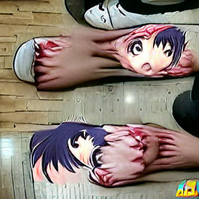 Anime Feet Close-Up
