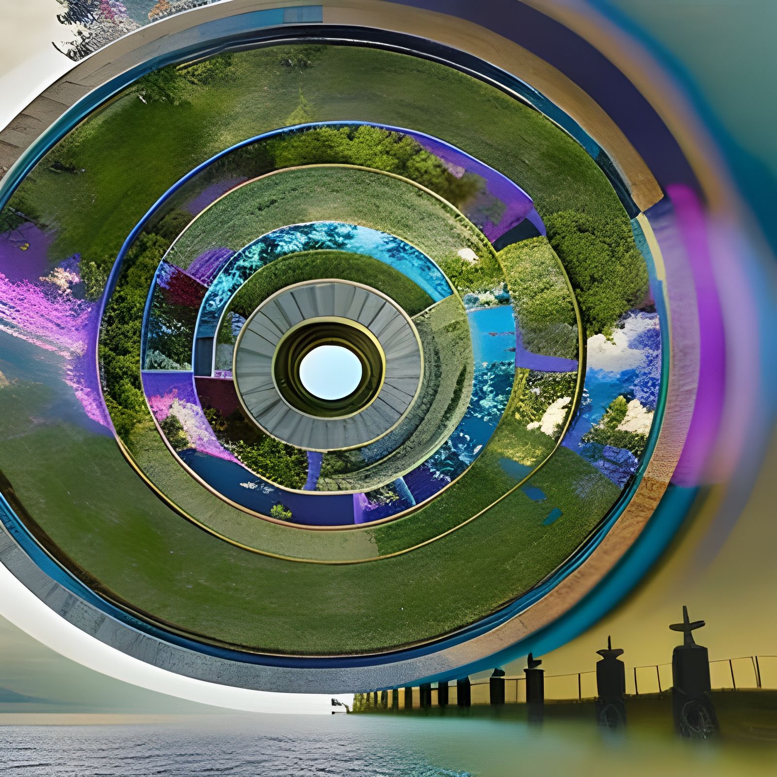 Psychedelic Portal to Another Reality