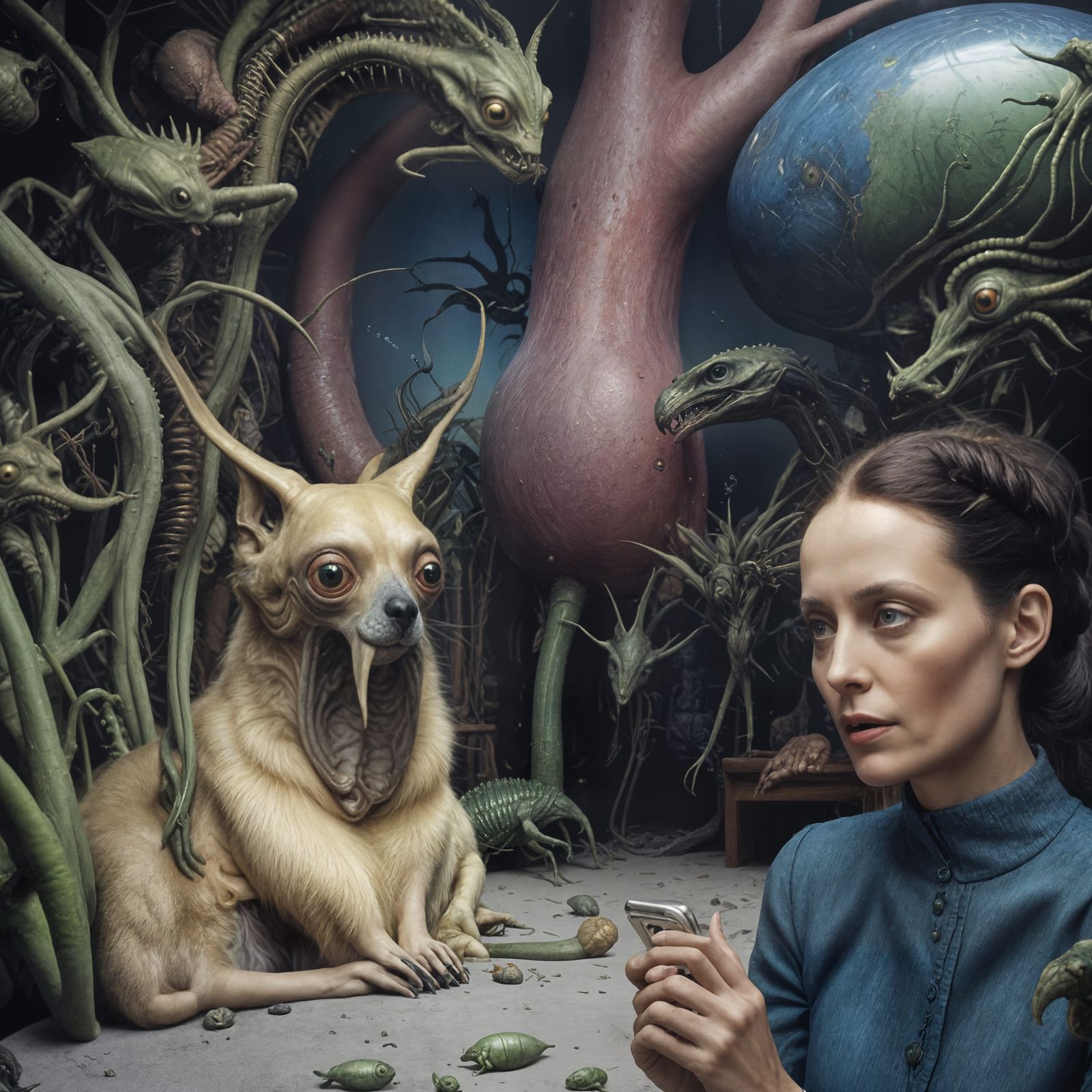 'Betty,' with her Bibbed Slør